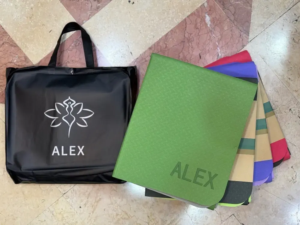 مت ۶ میل تاشوTPE بدون خط ALEX با کاور